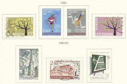 31145) LUXEMBOURG Collection 1962 - Oblitérés