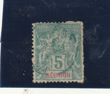 /// FRANCE ////  REUNION  N°  35  5 Cts Vert/  Côte  2.75€ - Oblitérés