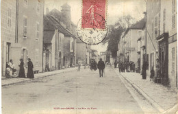 CARTE POSTALE  Ancienne De SCEY Sur SAONE / Rue Du Pont - Scey-sur-Saône-et-Saint-Albin