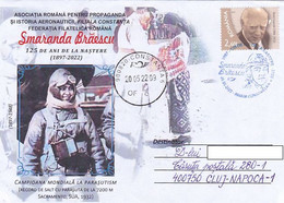 SPORTS, PARACHUTTING, SMARANDA BRAESCU, SPECIAL COVER, 2022, ROMANIA - Parachutisme