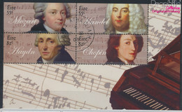 Irland Block80 (kompl.Ausg.) Gestempelt 2009 Komponisten Klassischer Musik (9923456 - Usati