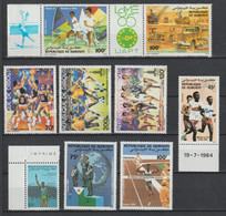 DJIBOUTI - SERIES COMPLETES UNIQUEMENT - ** MNH - THEMES : SPORTS / TENNIS / FOOT / MARATHON / BASKET... - Gibuti (1977-...)