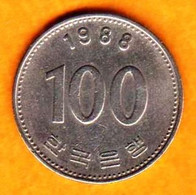 Corée Du Sud - 100 Won - 1988 - Corée Du Sud