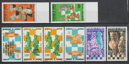 DJIBOUTI - SERIES COMPLETES UNIQUEMENT ** MNH - THEMES : ECHECS - - Ajedrez