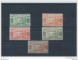 NVLLE-HEBRIDES 1938 - YT TT N° 11/15 NEUF SANS CHARNIERE ** (MNH) GOMME D'ORIGINE LUXE - Strafport