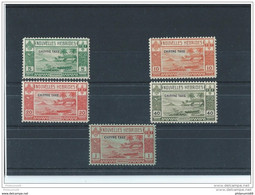 NVLLE-HEBRIDES 1938 - YT TT N° 11/15 NEUF SANS CHARNIERE ** (MNH) GOMME D'ORIGINE LUXE - Portomarken