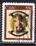 EIRE IRELAND IRLANDA 2008 CHRISTMAS INFANT JESUS NOLLAIG NATALE NOEL WEIHNACHTEN NAVIDAD 55c USED USATO OBLITERE' - Gebraucht