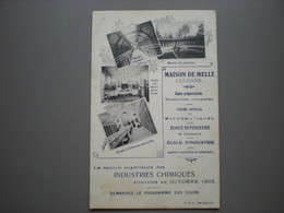 Melle - Maison De Melle - Opening Afdeling Industries Chimiques Oktober 1903 - Melle