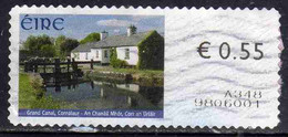 EIRE IRELAND IRLANDA 2008 GRAND CANAL CORNALAUR € 0.55 USED USATO OBLITERE' - Gebruikt