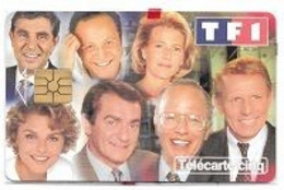 Télécarte  N S B  5 U, Présentateurs  Télévision  TF 1, GN  461, 7 500  Ex, 11 / 97 - 5 Unités