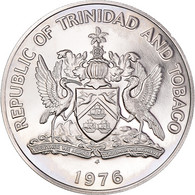 Monnaie, Trinité-et-Tobago, 50 Cents, 1976, Emblème / Steel Drums, Percussions - Trinité & Tobago