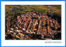 Monflanquin - Ancienne Bastide Du XIIIè S. - Vue Générale Aérienne - Monflanquin