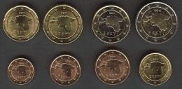 Estonia,  Full Set  1;2;5; 10;20;50 Euro Cents 1 ; 2  Ero All 2011 UNC - Estonie
