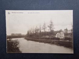 CP BELGIQUE BELGIE (V2215B) MERBES LE CHÂTEAU (2 Vues) Les Bords De La Sambre - Merbes-le-Chateau