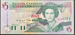 East Caribbean States 5 Dollars, P-42v (2003) - UNC - ST. VINCENT - Caraibi Orientale