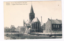 B-9283   DEYNZE : O.L. Vrouwkerk En De Leie - Deinze