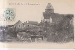 Beynes  Ruines Du Chateau De Beynes 1905 - Beynes