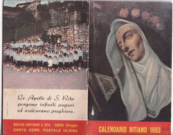 Calendario Ritiano 1963, 8 Pagine - Petit Format : 1961-70