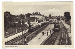 SAINT ANDRE LE GAZ (38) - Saint-André-le-Gaz - La Gare - Ed. C. A. P. - Saint-André-le-Gaz