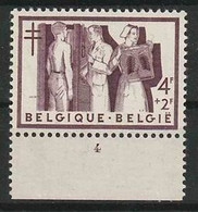 Belgie OCB 1003 * MH Met Plaatnummer 4. - ....-1960