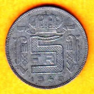 Belgique - 5 Francs Zinc Légende Flamande - 1945 - 2 Francs (Liberación)