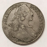 Germania 1765 GERMANY PATRONA BAVARIA MAXIMILIAN III Joseph 1745 1777 THALER Km#519.2 E.454 - Taler & Doppeltaler