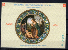 2003 - S.M.O.M. - Sovrano Militare Ordine Di Malta - Catg. UNIF.. BF 73 - NH - (VS...) - Sovrano Militare Ordine Di Malta