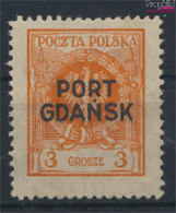 Polnische Post Danzig 3a Postfrisch 1925 Aufdruckausgabe (9898468 - Port Gdansk