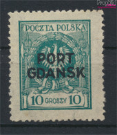 Polnische Post Danzig 5a Postfrisch 1925 Aufdruckausgabe (9910692 - Port Gdansk