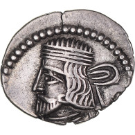 Monnaie, Royaume Parthe, Vardanes II, Drachme, 55-58, Ecbatane, TTB, Argent - Orientale