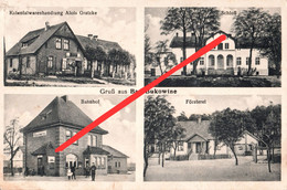 AK Bukowine Buchenhain Bukowina Sycowska Bahnhof Stacja Neumittelwalde Miedzyborz Festenberg Twardogora Groß Wartenberg - Schlesien