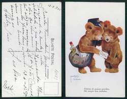 [ OT 010183 ]  - ILLUSTRATEUR - ILLUSTRATOR - LAWSON WOOD - TEDDY BEAR POSTMAN FACTEUR - Wood, Lawson