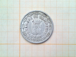 25 Centimes Chambre De Commerce Oran 1922 - Monedas / De Necesidad