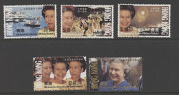 Hong Kong  1992  40ième Anniversaire De L'accession Au Trône D'Elizabeth II 80c Au 5 D .  ***  MNH - Neufs