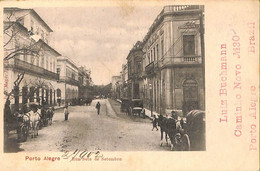 Ac1551 - BRAZIL - VINTAGE POSTCARD  - Porto Alegre - 1902 - Porto Alegre