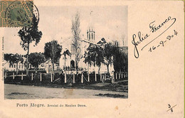 Ac1542 - BRAZIL - VINTAGE POSTCARD  - Porto Alegre - 1904 - Porto Alegre