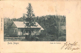 Ac1541 - BRAZIL - VINTAGE POSTCARD  - Porto Alegre - 1901 - Porto Alegre