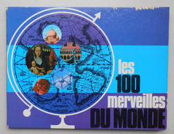Album Chromos Complet - Les 100 Merveilles Du Monde - Timbre Tintin, Ed. Du Lombard - Album & Cataloghi