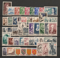 FRANCE - Année Complète 1955 - N°Yv. 1008 à 1049 - Complet - Neuf Luxe ** / MNH / Postfrisch - 1950-1959