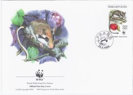 Czech Republic Ceska Republika 1996 WWF W.W.F. Eliomys Quercinus Garden Dormouse, Praha - FDC