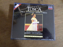Delcampe - 56  //   COFFRET  2 CD    PUCCINI TOSCA   PRICE DI STEFANO  TADDEI  CORENA   GRAND OPERA - Classical