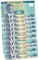 Namibia 10x 10 Dollars 2021 (2022) UNC - Namibia