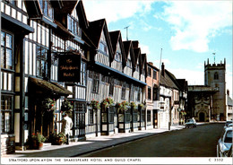 England Stratford Upon Avon The Shakespeare Hotel And Guild Chapel - Stratford Upon Avon