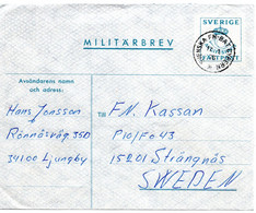 56126 - Schweden - 1975 - Portofreier "Militaerbrief" SVENSKA FN-BAT CYPERN -> Schweden - Militares