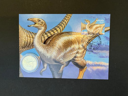 (1 N 19 A) Maxicard With 1 X  $ 1.00 Dinosaur 2022 Coin + (coin Matching With 2022 Dinosaur Stamp) - Dollar