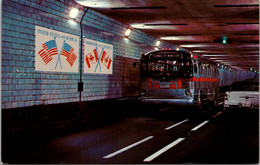 Canada Windsor Detroit-Windsor Tunnel Interior View Showing Tunnel Bus And Passenger Car - Windsor