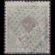 SPAIN 1873 - Scott# 193 Espana 10c Used - Oblitérés