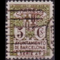 SPAIN-BARCELONA 1932 - MI# 12 City Arms Set Of 1 Used - Barcelona