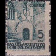 SPAIN-BARCELONA 1936 - MI# 13 Town Hall Shift Set Of 1 MNH - Barcelona