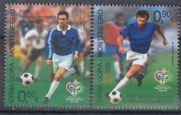 MONTENEGRO 118-119,unused,football - Montenegro